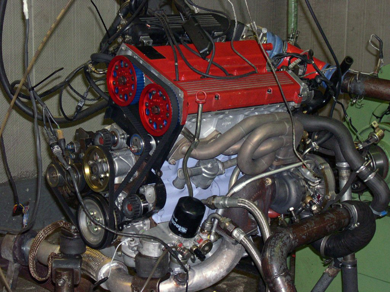 Gr A Motor auf dem Prfstand